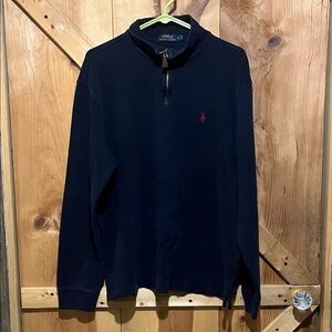 Polo by Ralph Lauren Navy Zip-Up Sweater